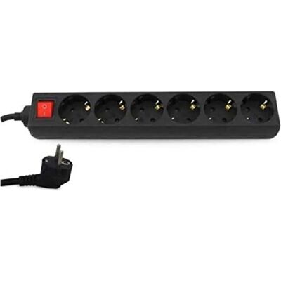 GSC Evolution Steckdosenleiste - 6 Steckdosen, 1,5m Kabel, Erdung GSC Evolution Steckdosenleiste - 6 Steckdosen, 1,5m Kabel, Erdung
