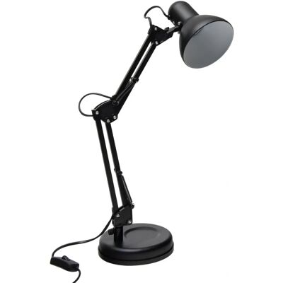 Gsc Evolution Flexo Schreibtischlampe - Verstellbarer Arm, E27, Schwarz Gsc Evolution Flexo Schreibtischlampe - Verstellbarer Arm, E27, Schwarz
