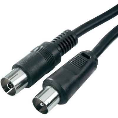 GSC 2600916 Koaxial TV-Verlängerungskabel - Schwarz GSC 2600916 Koaxial TV-Verlängerungskabel - Schwarz