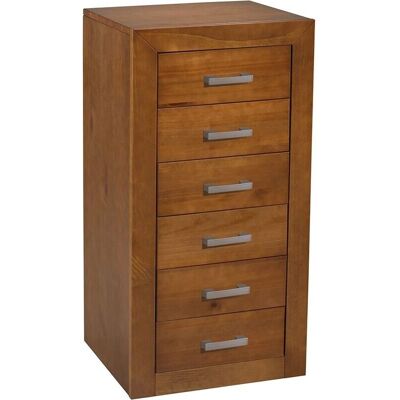 Mueble con 6 cajones de pino macizo - Dormitorio Mueble con 6 cajones de pino macizo - Dormitorio