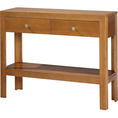 Moblit Consola - Cerezo, 2 cajones, 85x105x35cm - Consola Moblit Consola - Cerezo, 2 cajones, 85x105x35cm - Consola