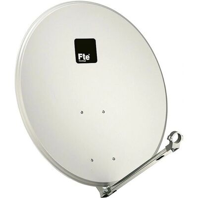Antenne Parabolique FTE - 80cm Gris - Satellite Petite/Moyenne - Publicité Antenne Parabolique FTE - 80cm Gris - Satellite Petite/Moyenne - Publicité