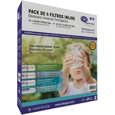 Kit de filtres inline 12" - Système de purification d'eau Kit de filtres inline 12" - Système de purification d'eau