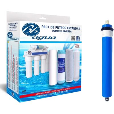 Bbagua Model GS540000.7 - 50 GPD Membrane Set & Filters Bbagua Model GS540000.7 - 50 GPD Membrane Set & Filters