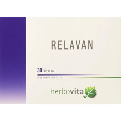 Herbovita Relavan - Cápsulas para aliviar la ansiedad Herbovita Relavan - Cápsulas para aliviar la ansiedad