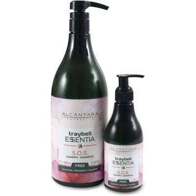 Alcantara Traybell Essentia S.O.S. Unisex Feuchtigkeitsspendendes Shampoo - Shampoo Alcantara Traybell Essentia S.O.S. Unisex Feuchtigkeitsspendendes Shampoo - Shampoo