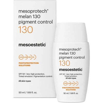Mesoestetic Melan 130 Tinted Kremę do Opalania - SPF Wysoki Mesoestetic Melan 130 Tinted Kremę do Opalania - SPF Wysoki