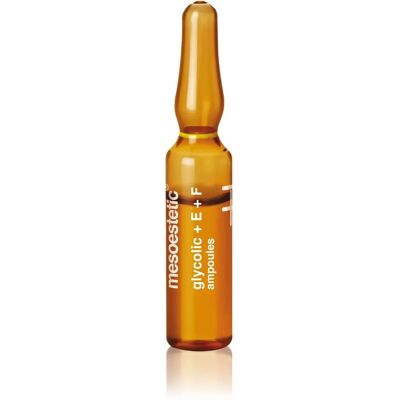 Mesoestetic Glycolic + E + F Ampoules - Hauterneuerung & Peeling Mesoestetic Glycolic + E + F Ampoules - Hauterneuerung & Peeling
