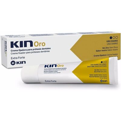 Kin Oro Fixing Cream Extra Forte 75ml - Zahnprothesenkleber Kin Oro Fixing Cream Extra Forte 75ml - Zahnprothesenkleber