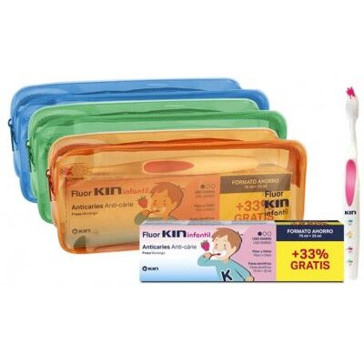 Kin 5590 Zahnpasta Antibakteriell - Kinder-Set mit Zahnbürste Kin 5590 Zahnpasta Antibakteriell - Kinder-Set mit Zahnbürste