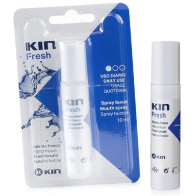 Spray Buccal Kin Fresh - 10ml Rafraîchissant Oral - Publicité Spray Buccal Kin Fresh - 10ml Rafraîchissant Oral - Publicité