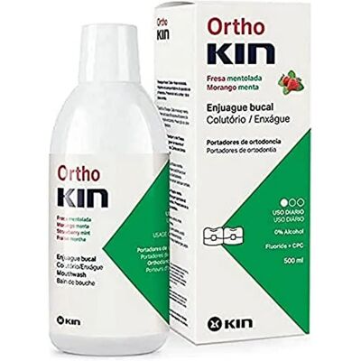 Kin Orthokin Enjuague Fresa Menta - Higiene Bucal Kin Orthokin Enjuague Fresa Menta - Higiene Bucal