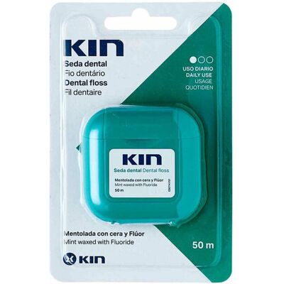 Fil dentaire Kin Menthol - 50 ml Fil dentaire Kin Menthol - 50 ml