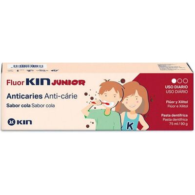 Kin Fluorkin Junior Zahnpasta #cola 75 ml - Zahnpasta Kin Fluorkin Junior Zahnpasta #cola 75 ml - Zahnpasta
