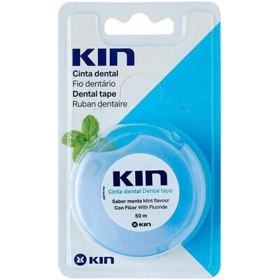 Fil dentaire Kin Menthe - Avec Fluor - 50ml Fil dentaire Kin Menthe - Avec Fluor - 50ml