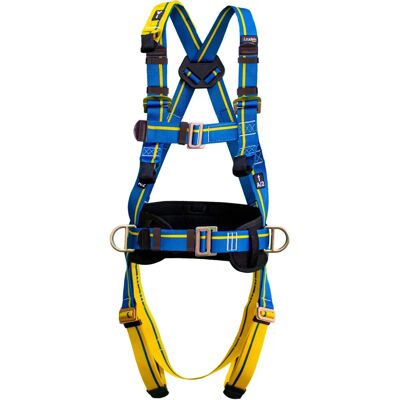 Harnais complet Light Plus 4 Irudek - Système antichute, réglable, Bleu/Jaune - Publicité Harnais complet Light Plus 4 Irudek - Système antichute, réglable, Bleu/Jaune - Publicité