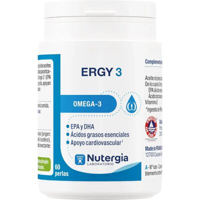 Nutergia Ergy 3 Omega-3 - Heart & Brain Support Nutergia Ergy 3 Omega-3 - Heart & Brain Support
