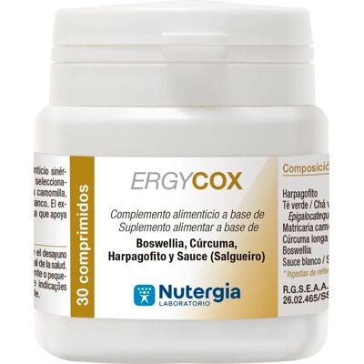 Nutergia Ergycox Articulaciones - Extractos de Plantas - Antiinflamatorio y Analgésico - 30 Cápsulas Nutergia Ergycox Articulaciones - Extractos de Plantas - Antiinflamatorio y Analgésico - 30 Cápsulas