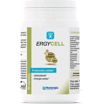 Nutergia Ergycell - Apoyo Mitocondrial y Anti-Edad - 90 Cápsulas Nutergia Ergycell - Apoyo Mitocondrial y Anti-Edad - 90 Cápsulas
