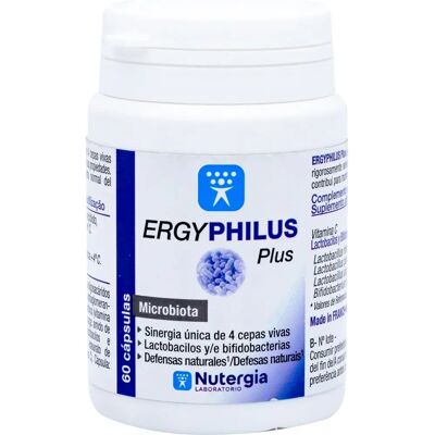 Nutergia Ergyphilus Plus - Suplemento Probiótico - 60 Cápsulas Nutergia Ergyphilus Plus - Suplemento Probiótico - 60 Cápsulas