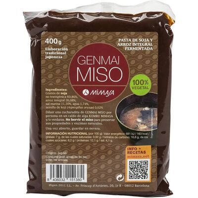 Mimasa Miso de Arroz Integral - Pasta de Soja e Arroz Fermentada Mimasa Miso de Arroz Integral - Pasta de Soja e Arroz Fermentada