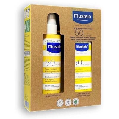 Pack de Protección Solar SPF50+ para Bebés y Niños - Mustela Pack de Protección Solar SPF50+ para Bebés y Niños - Mustela