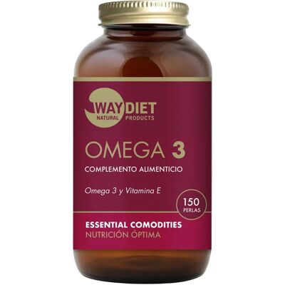 Waydiet Omega 3 150 Perlas - Suplemento de Omega 3 Waydiet Omega 3 150 Perlas - Suplemento de Omega 3
