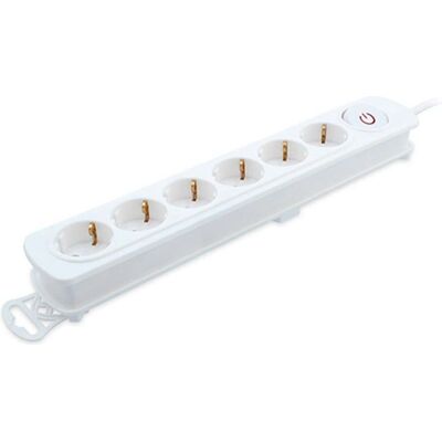 TM Electron Esticador de Energia - 6 Tomadas com Interruptor TM Electron Esticador de Energia - 6 Tomadas com Interruptor