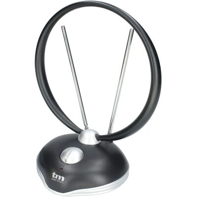 TM Electron TV Antenne - Compacte Binnenantenne UHF VHF Versterkt TM Electron TV Antenne - Compacte Binnenantenne UHF VHF Versterkt