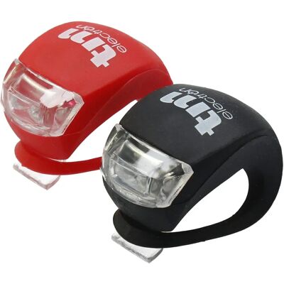 Farol de bicicleta TM Electron - Resistente à água, LED, Fácil de montar Farol de bicicleta TM Electron - Resistente à água, LED, Fácil de montar