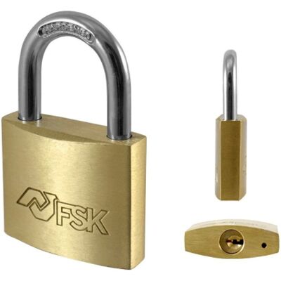 Serrure à Clé Ferrestock 60mm en Laiton - Sécurité Élégante - Publicité Serrure à Clé Ferrestock 60mm en Laiton - Sécurité Élégante - Publicité