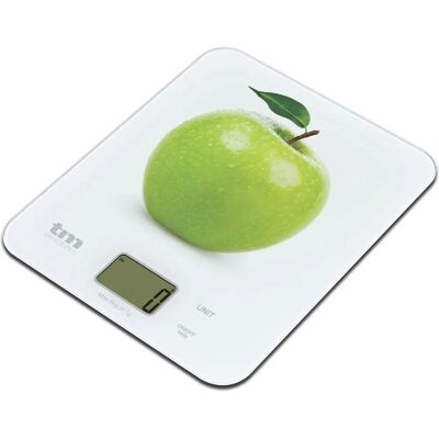 Balance de cuisine TM Apple 8 kg - Numérique, Blanc - Publicité Balance de cuisine TM Apple 8 kg - Numérique, Blanc - Publicité