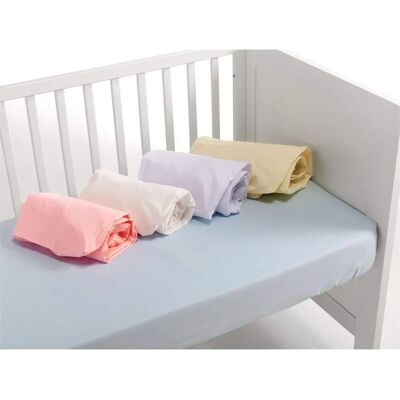 Lençol ajustável rosa INTERBABY - 120x60 cm Lençol ajustável rosa INTERBABY - 120x60 cm