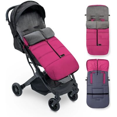 Sac pour pieds imperméable Fuchsia - Accessoires de poussette - Publicité Sac pour pieds imperméable Fuchsia - Accessoires de poussette - Publicité