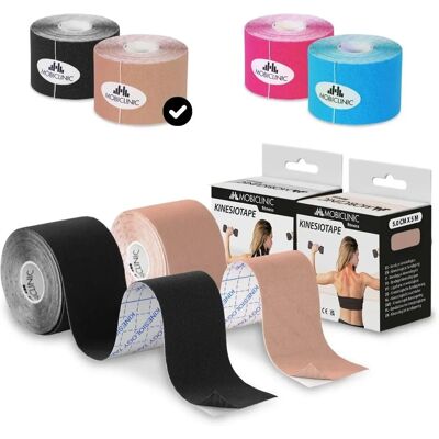 MOBICLINIC Mobitape - Vízálló kinesiotape - 5m x 5cm - Többszínű MOBICLINIC Mobitape - Vízálló kinesiotape - 5m x 5cm - Többszínű