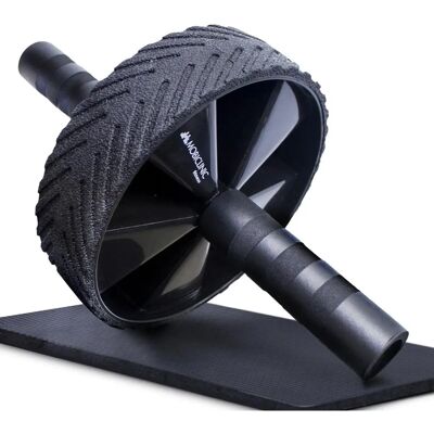 Roulette Abdominale MOBICLINIC - Supporte 150kg, Inclut Tapis - Publicité Roulette Abdominale MOBICLINIC - Supporte 150kg, Inclut Tapis - Publicité