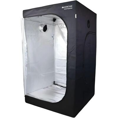 Growbox Mobiclinic 80x80x160cm Nylon Imperméable - Publicité Growbox Mobiclinic 80x80x160cm Nylon Imperméable - Publicité
