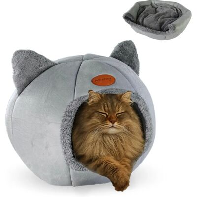 Dierenhol Mobiclinic Grijs Opvouwbaar Comfortabel Bed - Huisdierbed/Hol Dierenhol Mobiclinic Grijs Opvouwbaar Comfortabel Bed - Huisdierbed/Hol
