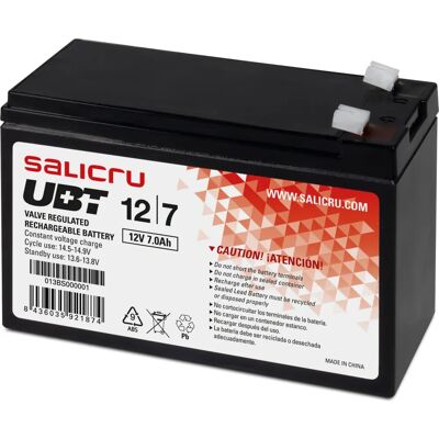 Salicru UBT 12/7 - Batterie UPS Plomb-acide scellée 12 V 7 Ah Salicru UBT 12/7 - Batterie UPS Plomb-acide scellée 12 V 7 Ah
