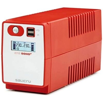 Salicru 647CA000001 300W Off Line UPS System - Red Salicru 647CA000001 300W Off Line UPS System - Red