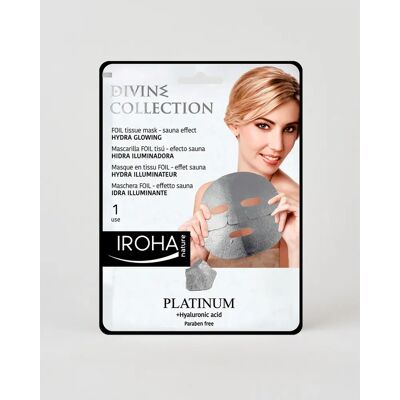 Iroha Nature Platinum Folie Leuchtende Hydra Gesichtsmaske Iroha Nature Platinum Folie Leuchtende Hydra Gesichtsmaske