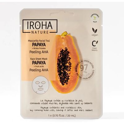 Iroha Nature Papaya Peeling AHA Maska Do Twarzy - Maska Do Twarzy Iroha Nature Papaya Peeling AHA Maska Do Twarzy - Maska Do Twarzy