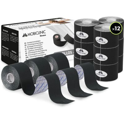 Kinesiotape Mobiclinic - Vari Colori 5cm x 5m - 12 Pezzi Kinesiotape Mobiclinic - Vari Colori 5cm x 5m - 12 Pezzi