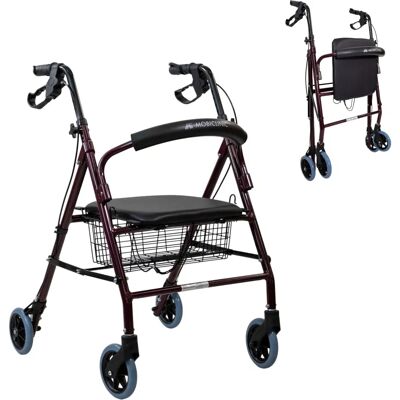 Mobiclinic Aluminium-Gehhilfe - Leicht, Klappbar, mit Verriegelbaren Bremsen Mobiclinic Aluminium-Gehhilfe - Leicht, Klappbar, mit Verriegelbaren Bremsen