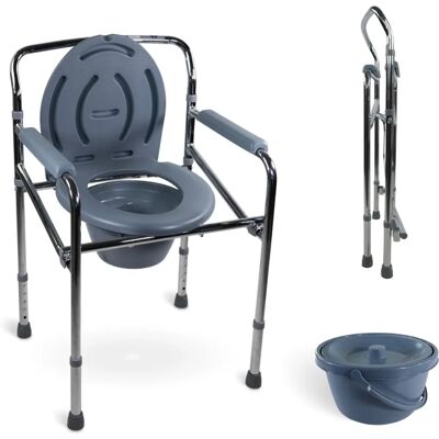 MOBICLINIC Tragbare Verstellbare Toilettenstuhl - WC-Sitz MOBICLINIC Tragbare Verstellbare Toilettenstuhl - WC-Sitz