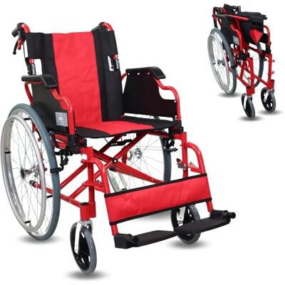 Sedia a rotelle pieghevole Mobiclinic Modello Torre Alluminio Doppio Sistema Frenante – Leggera Sedia a rotelle pieghevole Mobiclinic Modello Torre Alluminio Doppio Sistema Frenante – Leggera