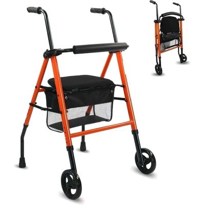 Mobiclinic Nerón Gehhilfe - Leichtes Stahl, Verstellbar, Klappbar, mit Sitz & Korb Mobiclinic Nerón Gehhilfe - Leichtes Stahl, Verstellbar, Klappbar, mit Sitz & Korb