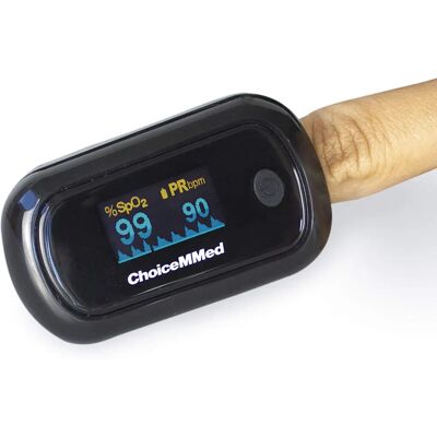 Ujjbegyi Pulsoximeter MOBICLINIC - Hordozható, Pontos, OLED kijelző Ujjbegyi Pulsoximeter MOBICLINIC - Hordozható, Pontos, OLED kijelző
