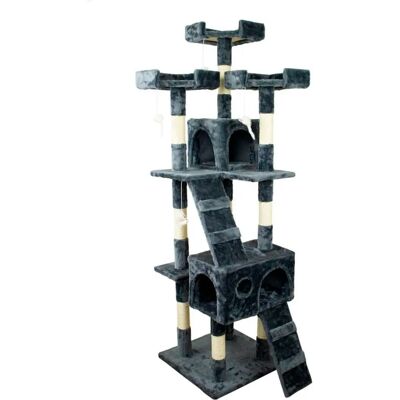Arbre à Chat Grande Mobiclinic Tom avec Corde Sisal - Supporte 10kg - Publicité Arbre à Chat Grande Mobiclinic Tom avec Corde Sisal - Supporte 10kg - Publicité