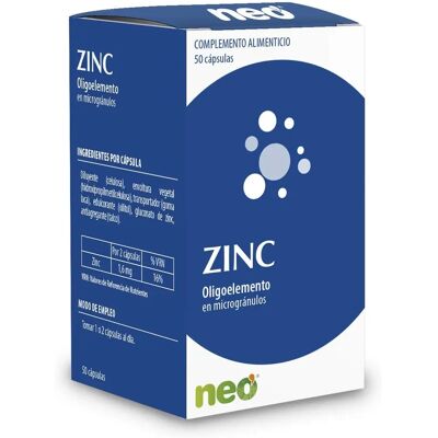 Neo Zink Mikrogranulate - 50 Kapseln - Nahrungsergänzungsmittel Neo Zink Mikrogranulate - 50 Kapseln - Nahrungsergänzungsmittel